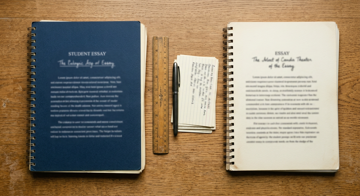 Two research folders side by side, one labelled EPQ and one Extended Essay